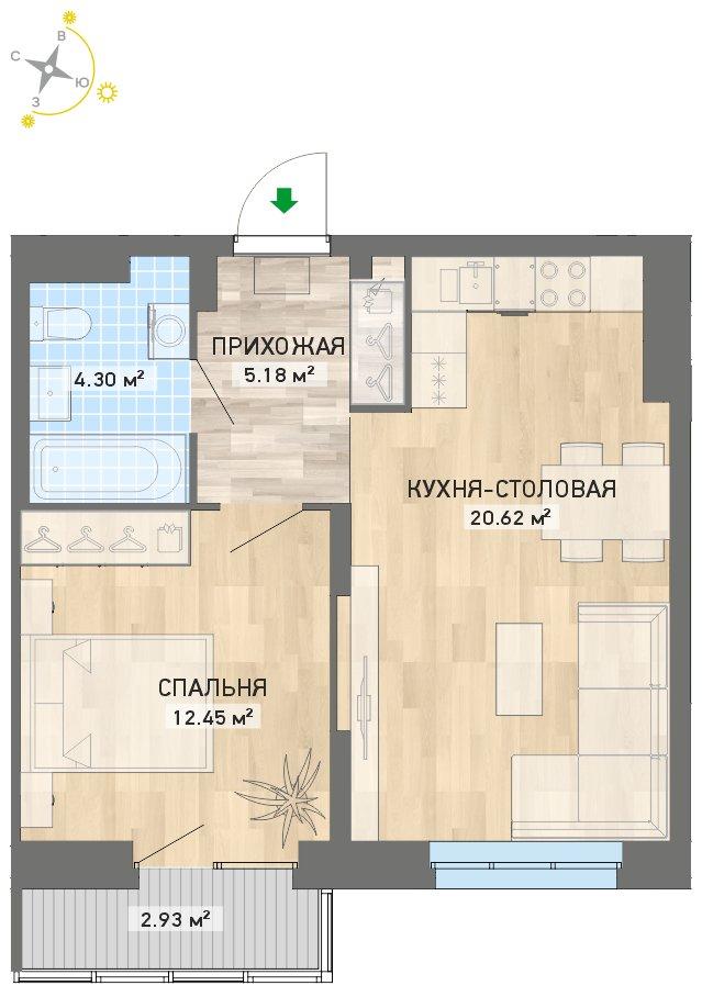 план квартиры.