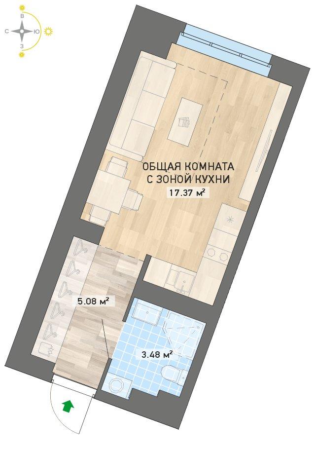 план квартиры.