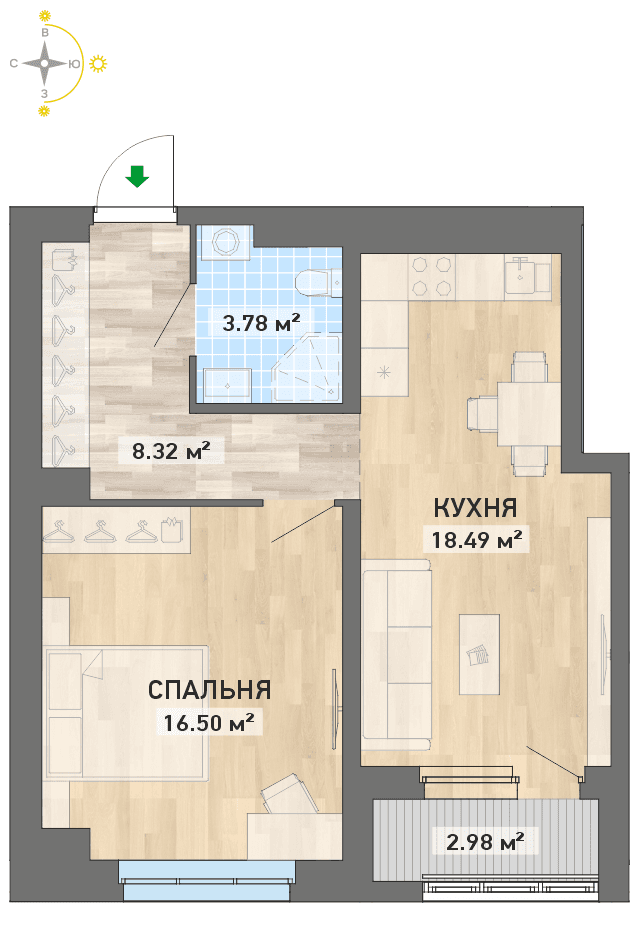 план квартиры.