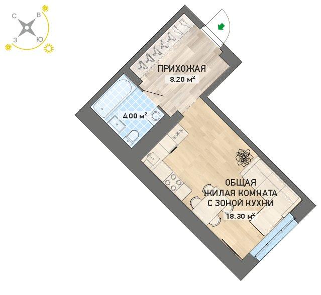 план квартиры.