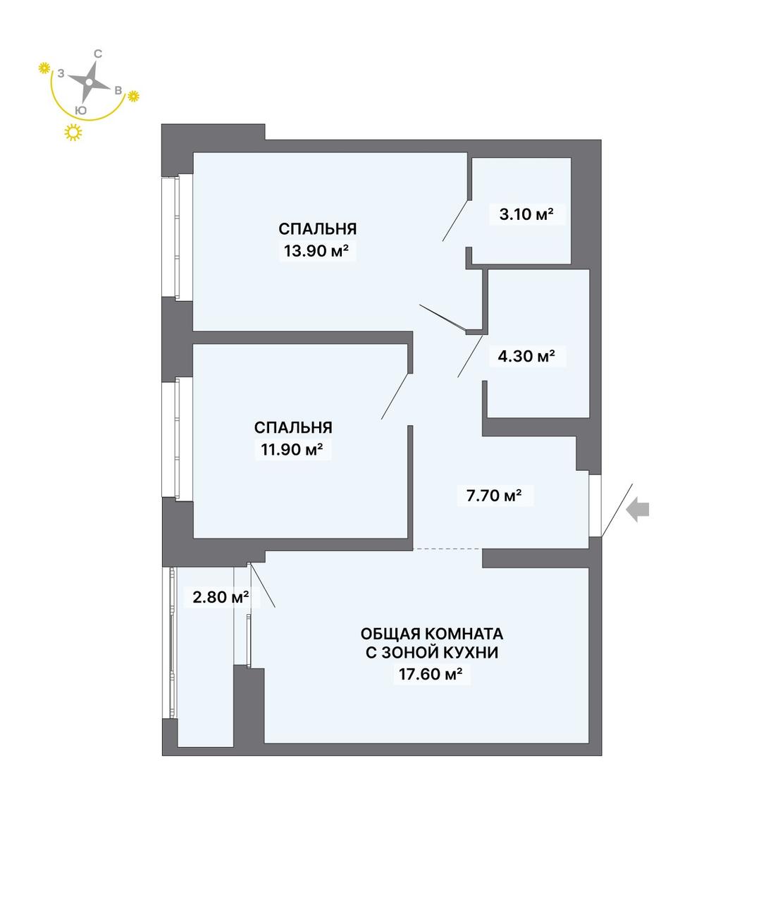 план квартиры.