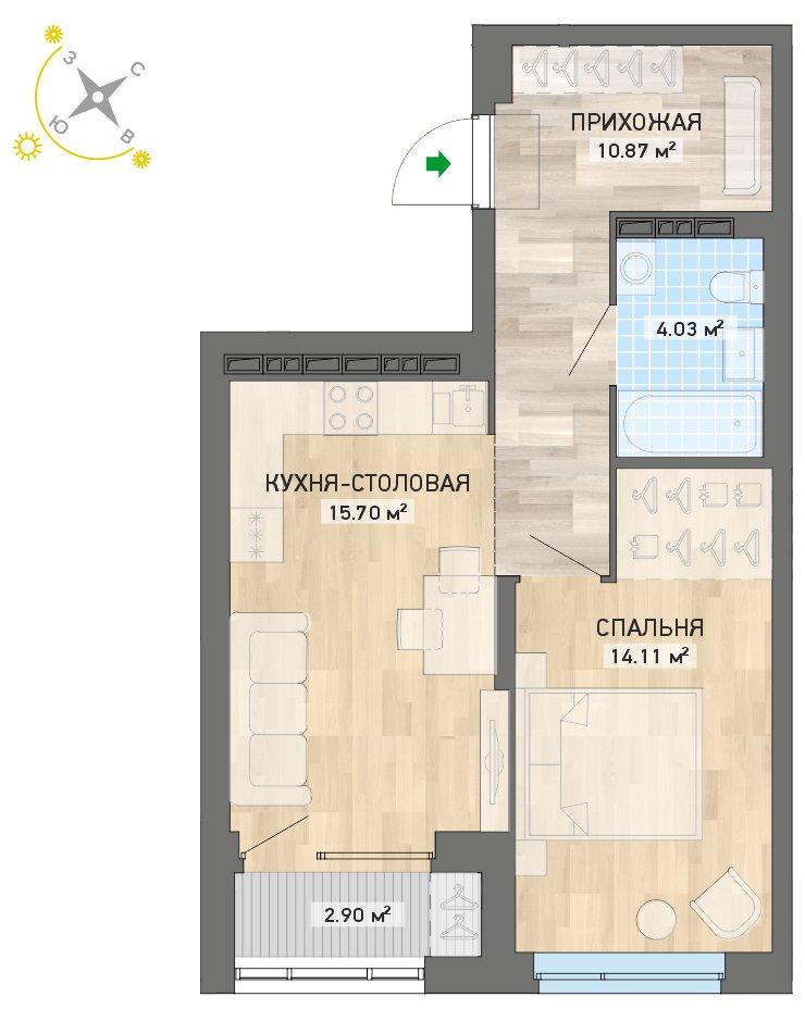 план квартиры.