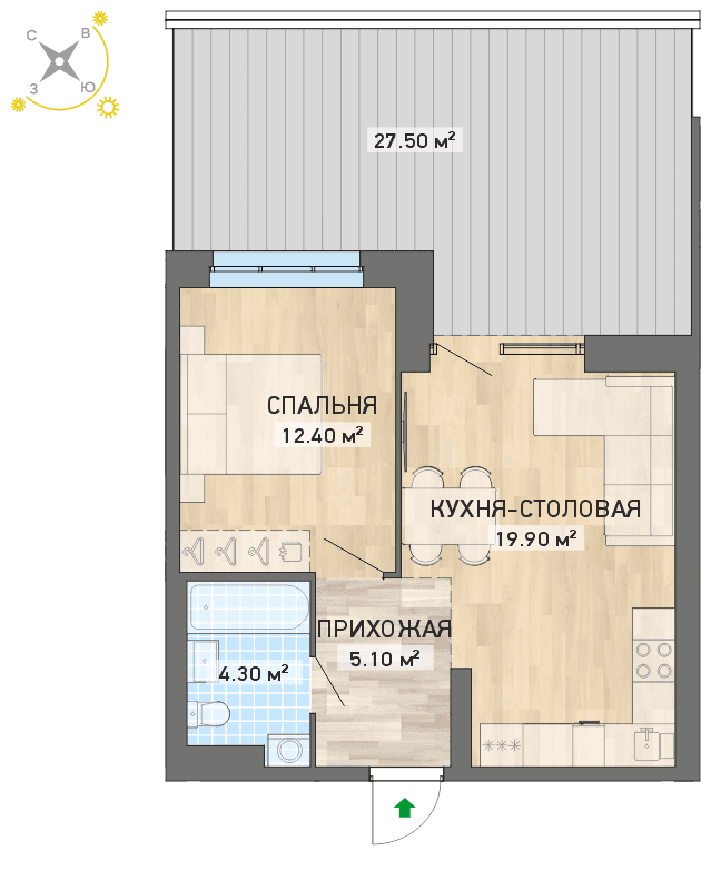 план квартиры.