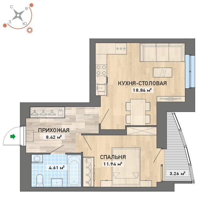 план квартиры.