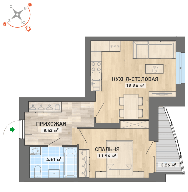 план квартиры.