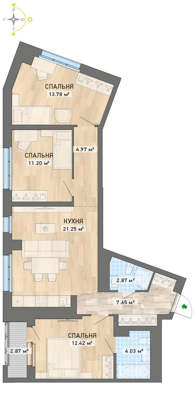 план квартиры.