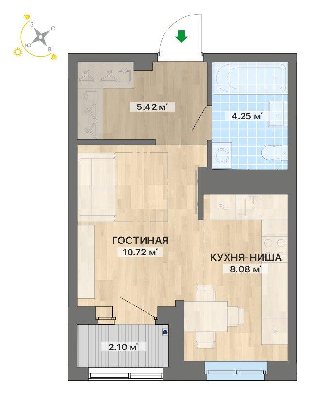 план квартиры.