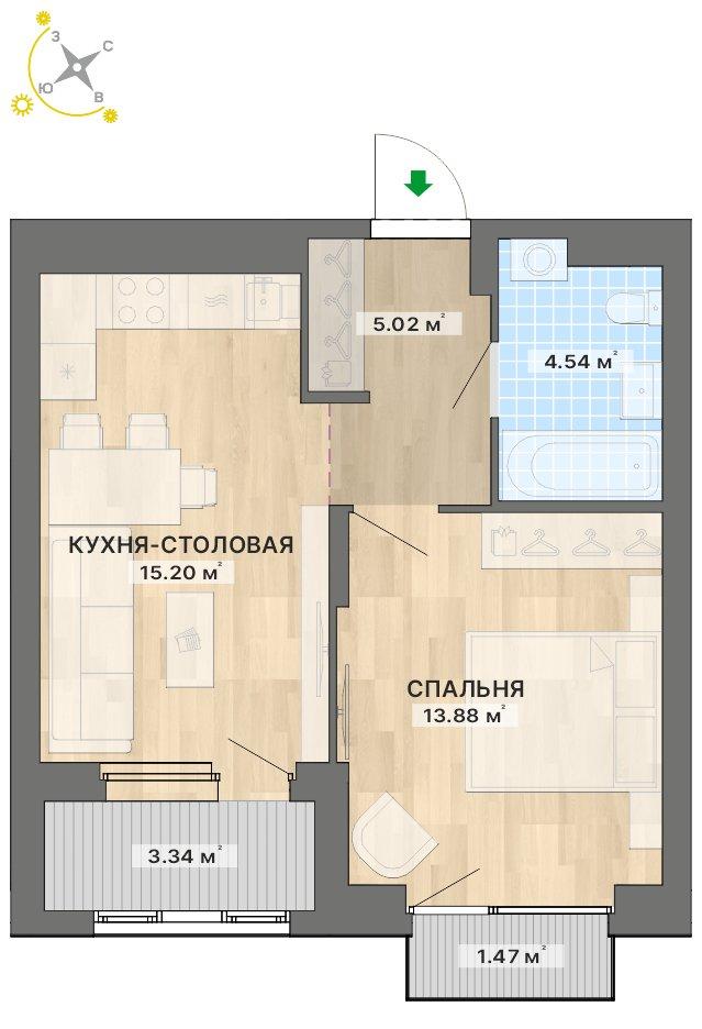 план квартиры.