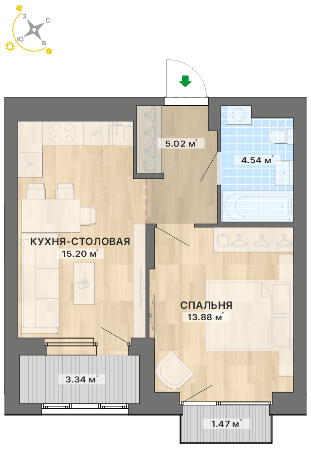 план квартиры.