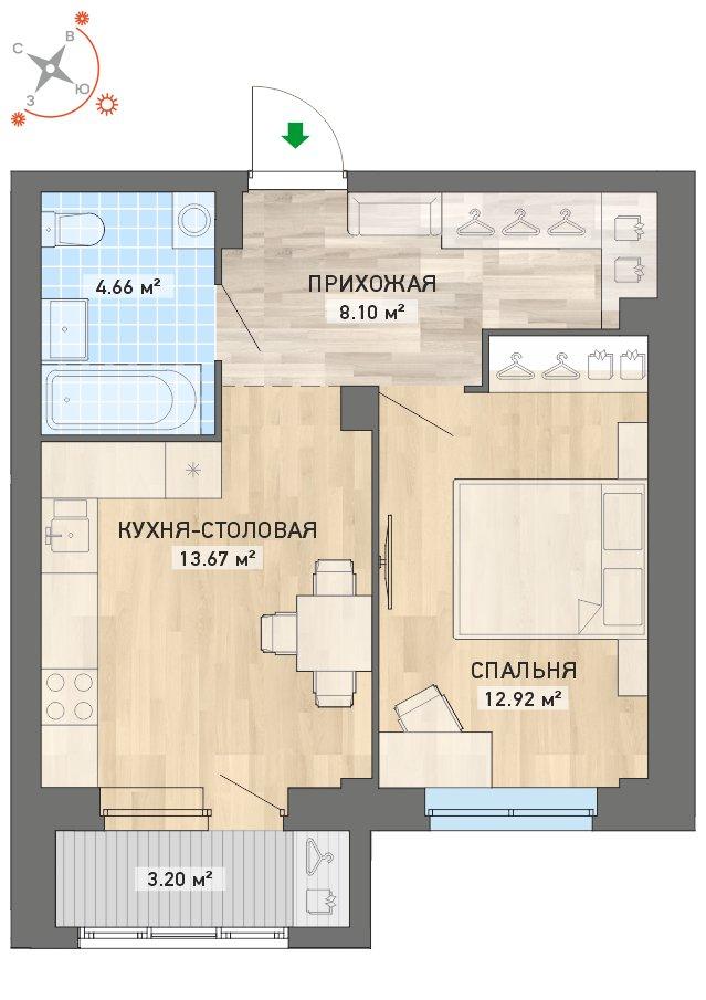 план квартиры.