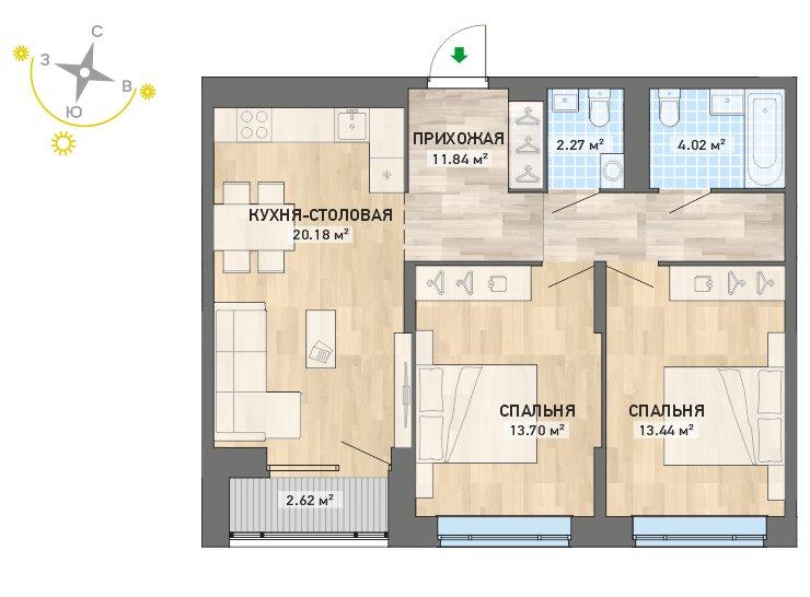 план квартиры.